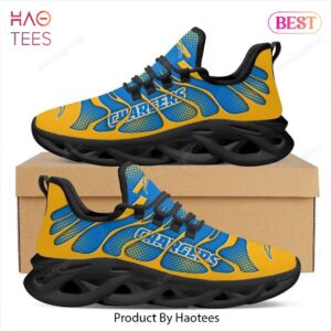 Los Angeles Chargers NFL Blue Gold Color Max Soul Shoes