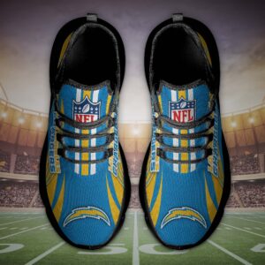 Los Angeles Chargers Personalized Max Soul Shoes