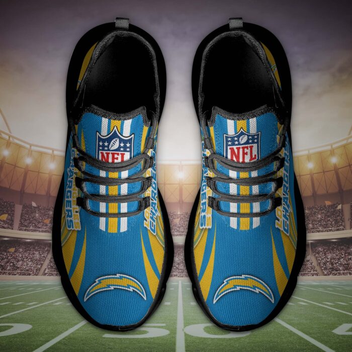 Los Angeles Chargers Personalized Max Soul Shoes