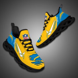 Los Angeles Chargers Personalized Max Soul Shoes for NFL Fan