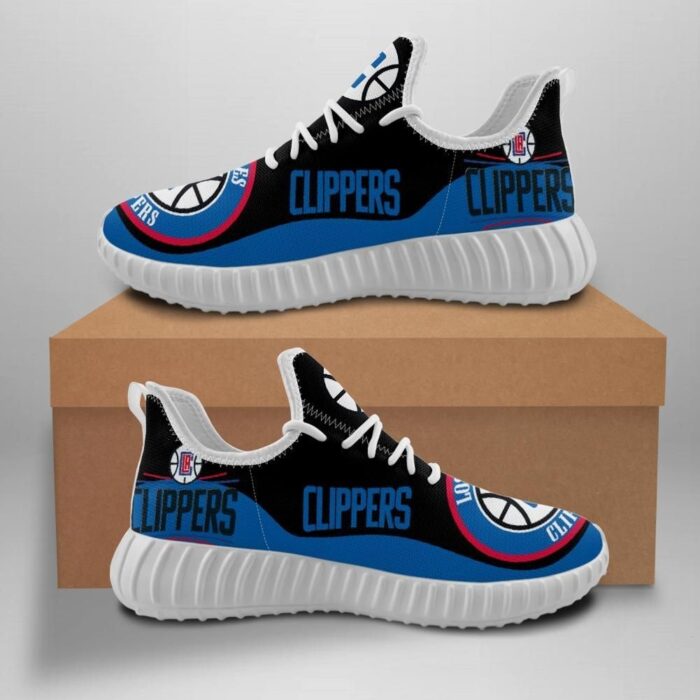 Los Angeles Clippers Custom Shoes Sport Sneakers Basketball Yeezy Boost Yeezy Shoes