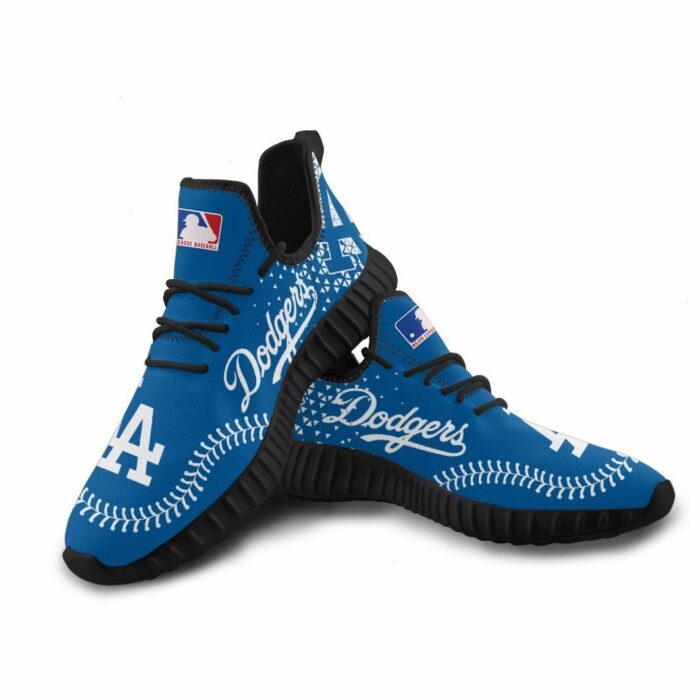 Los Angeles Dodgers Unisex Sneakers New Sneakers Custom Shoes Baseball Yeezy Boost