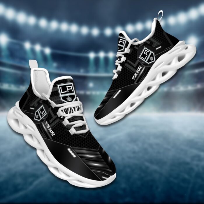 Los Angeles Kings Personalized NHL Sport Black Max Soul Shoes