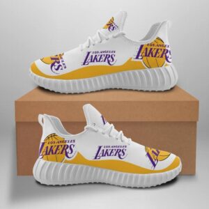 Los Angeles Laker Custom Shoes Sport Sneakers Basketball Yeezy Boost Yeezy Shoes