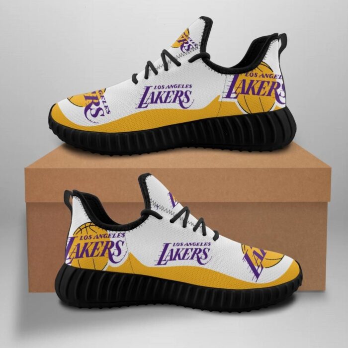 Los Angeles Laker Unisex Sneakers New Sneakers Custom Shoes Basketball Yeezy Boost Yeezy Shoes