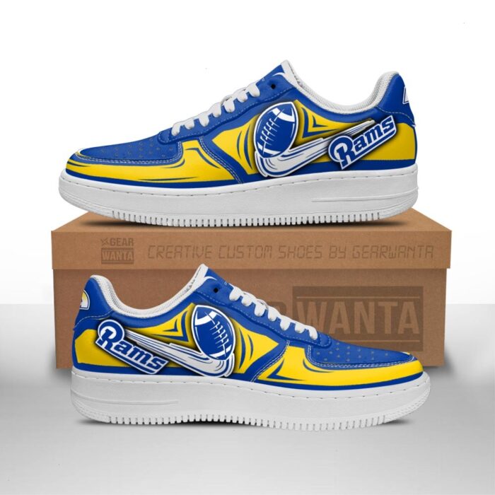 Los Angeles Rams Air Sneakers Custom Fan Gift