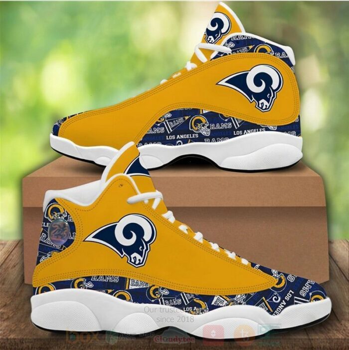 Los Angeles Rams Football Nfl Air Jordan 13 Shoes