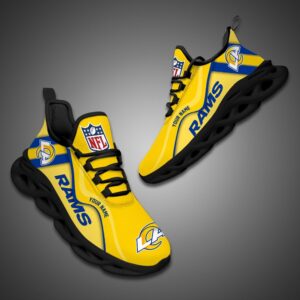 Los Angeles Rams NFL Customized Unique Max Soul Shoes