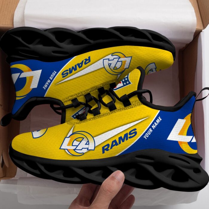 Los Angeles Rams Personalized Luxury NFL Max Soul Shoes 281122