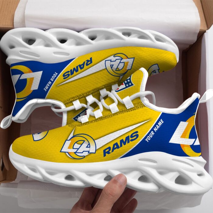 Los Angeles Rams Personalized Luxury NFL Max Soul Shoes 281122