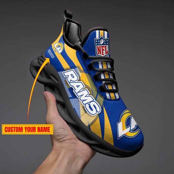 Los Angeles Rams Personalized Max Soul Shoes