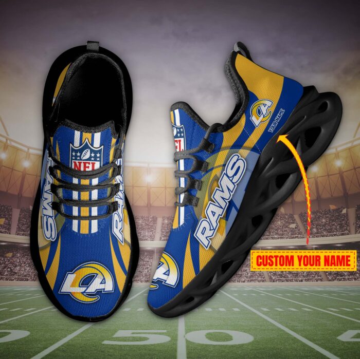 Los Angeles Rams Personalized Max Soul Shoes