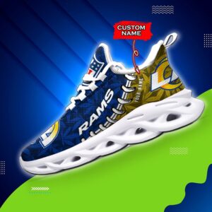 Los Angeles Rams Personalized Max Soul Shoes for Fan