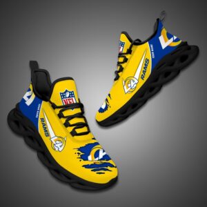 Los Angeles Rams Personalized Max Soul Shoes for NFL Fan