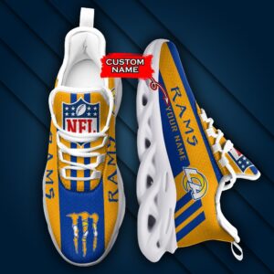 Los Angeles Rams Personalized NFL Max Soul Sneaker