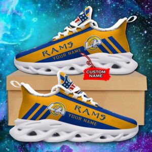 Los Angeles Rams Personalized NFL Max Soul Sneaker