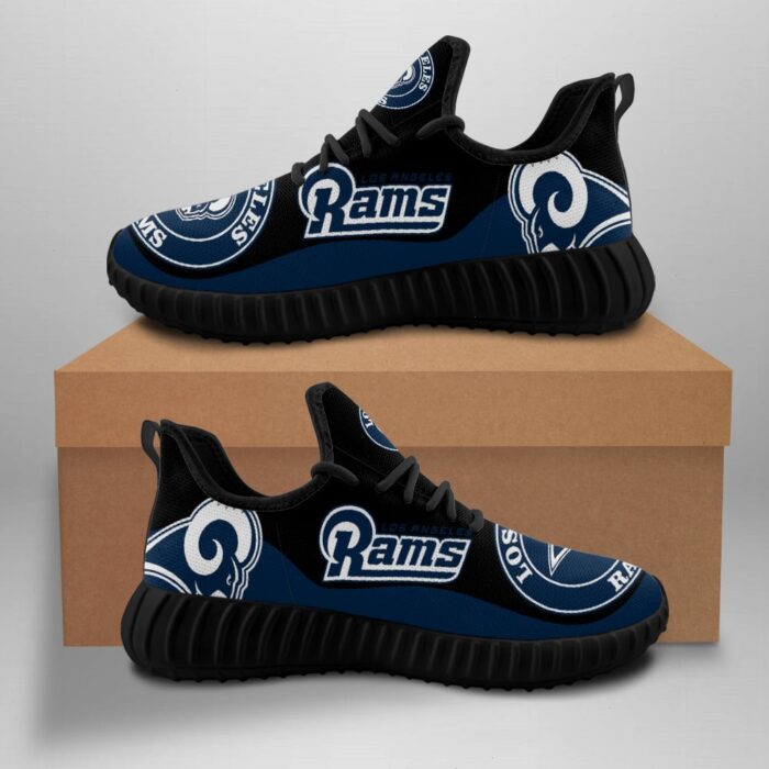 Los Angeles Rams Sneakers Big Logo Yeezy Shoes