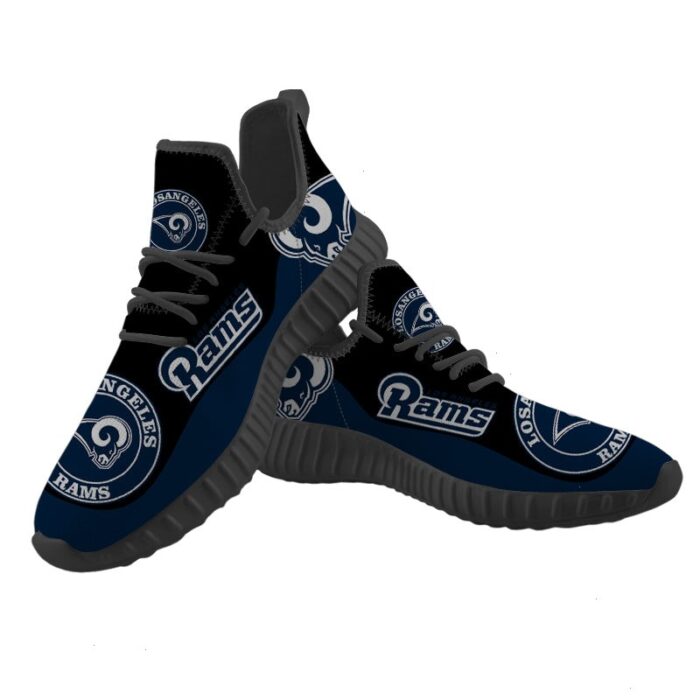 Los Angeles Rams Sneakers Big Logo Yeezy Shoes