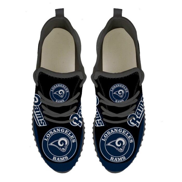 Los Angeles Rams Sneakers Big Logo Yeezy Shoes