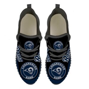 Los Angeles Rams Sneakers Big Logo Yeezy Shoes Art 543