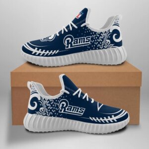 Los Angeles Rams Unisex Sneakers New Sneakers Custom Shoes Football Yeezy Boost