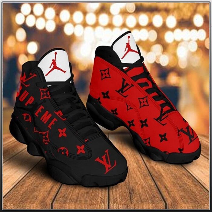 Louis Vuiton Supreme Air Jordan 13 Shoes