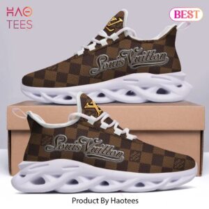 Louis Vuitton Brown Pattern Max Soul Shoes Luxury Brand Gifts For Men Women