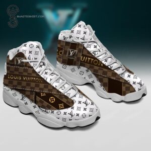 Louis Vuitton Classic Monogram Air Jordan 13 Sneakers