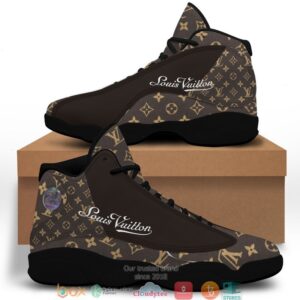 Louis Vuitton Lv Brown Air Jordan 13 Sneaker Shoes