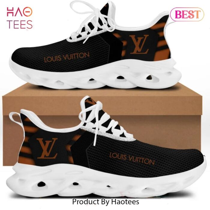 Louis Vuitton Orange Logo White Max Soul Shoes Luxury Brand Gifts For Men Women