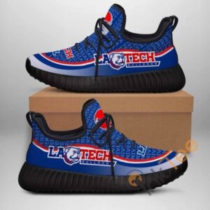 Louisiana Tech Bulldogs Custom Shoes Personalized Name Yeezy Sneakers