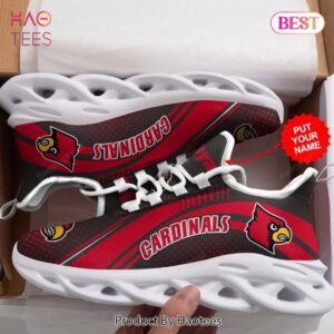 Louisville Cardinals Custom Personalized NCAA Max Soul Shoes