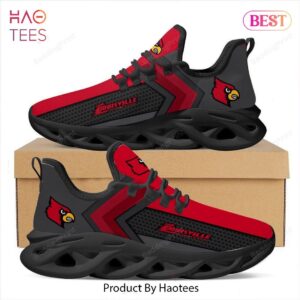 Louisville Cardinals NCAA Red Mix Black Max Soul Shoes