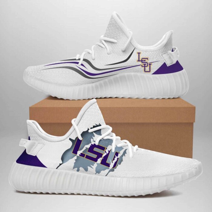 Lsu Tigers Baseball Yeezy Boost Shoes Sport Sneakers