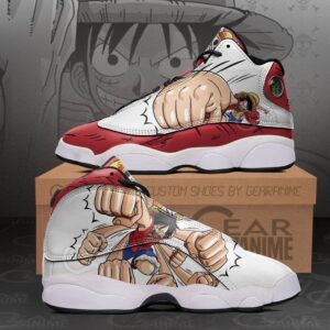 Luffy Gomu Gomu Anime One Piece Air Jordan 13 Shoes