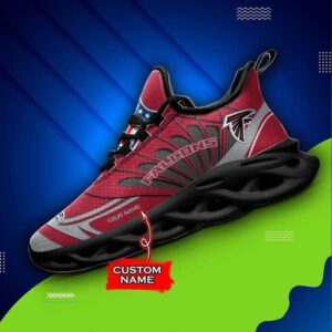 M7 NFL Atlanta Falcons Max Soul Sneaker Custom Name Shoes 62