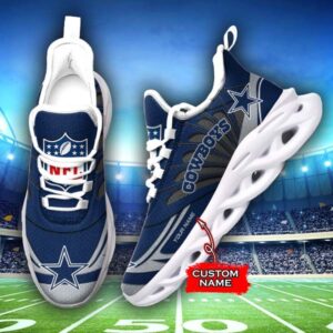 M7 NFL Dallas Cowboys Max Soul Sneaker Custom Name Shoes 62