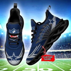 M7 NFL Dallas Cowboys Max Soul Sneaker Custom Name Shoes 62