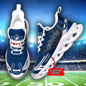 M7 NFL Indianapolis Colts Max Soul Sneaker Custom Name Shoes 62