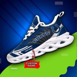 M7 NFL Indianapolis Colts Max Soul Sneaker Custom Name Shoes 62