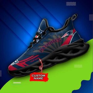 M7 NFL New England Patriots Max Soul Sneaker Custom Name Shoes 62