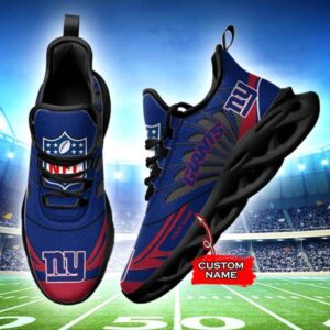 M7 NFL New York Giants Max Soul Sneaker Custom Name Shoes 62