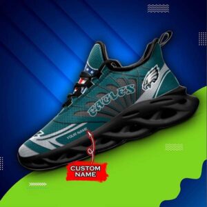 M7 NFL Philadelphia Eagles Max Soul Sneaker Custom Name Shoes 62