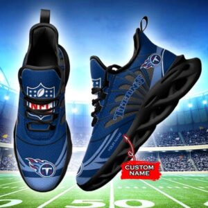 M7 NFL Tennessee Titans Max Soul Sneaker Custom Name Shoes 62