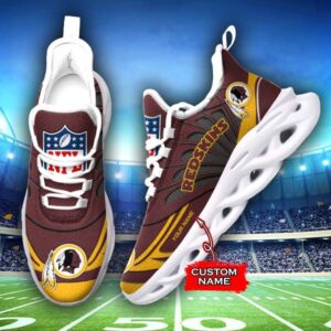 M7 NFL Washington Redskins Max Soul Sneaker Custom Name Shoes 62