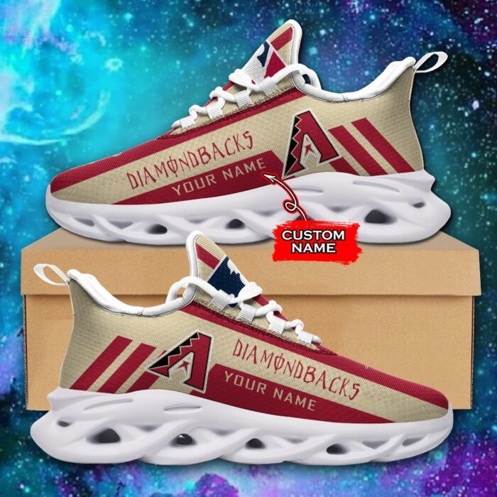 MLB Arizona Diamondbacks Max Soul Sneaker Custom Name Style 1