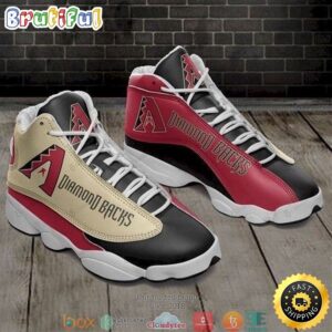 MLB Arizona Diamondbacks Red Black Air Jordan 13 Shoes