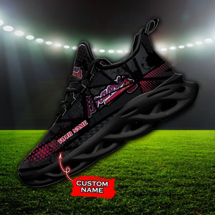 MLB Atlanta Braves Max Soul Sneaker Custom Name 92