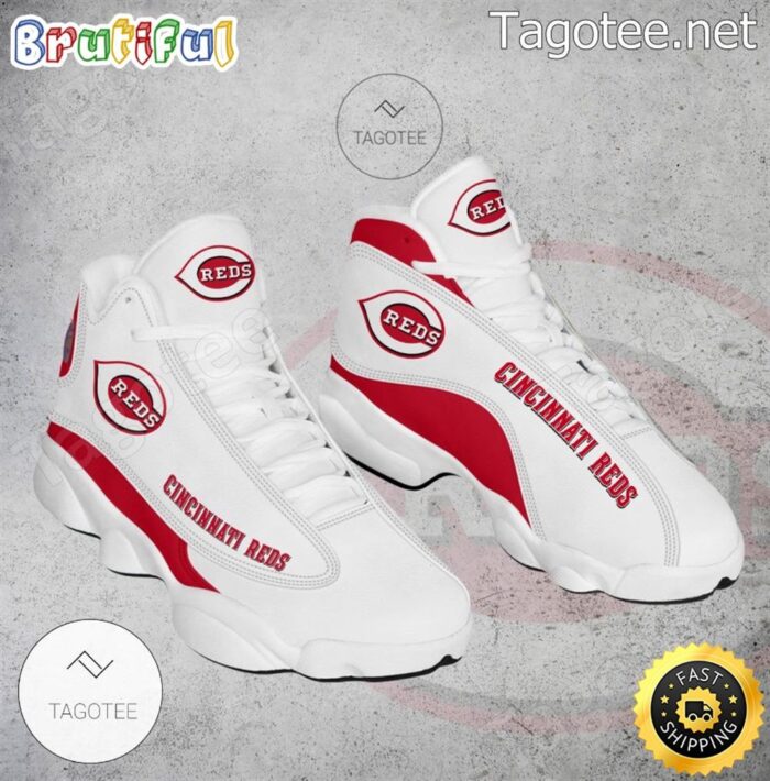 MLB Cincinnati Reds Logo Air Jordan 13 Shoes