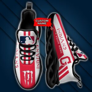 MLB Cleveland Indians Max Soul Sneaker Custom Name Style 1